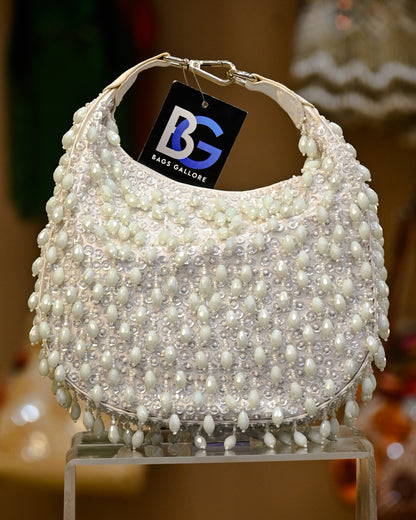 Party Wear  Luxury Pearl Bag - Bags Gallore