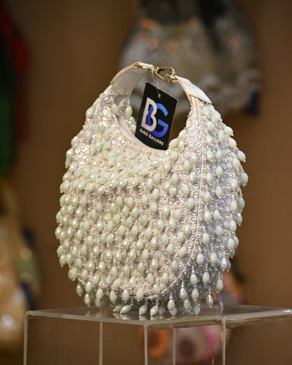 Party Wear  Luxury Pearl Bag - Bags Gallore