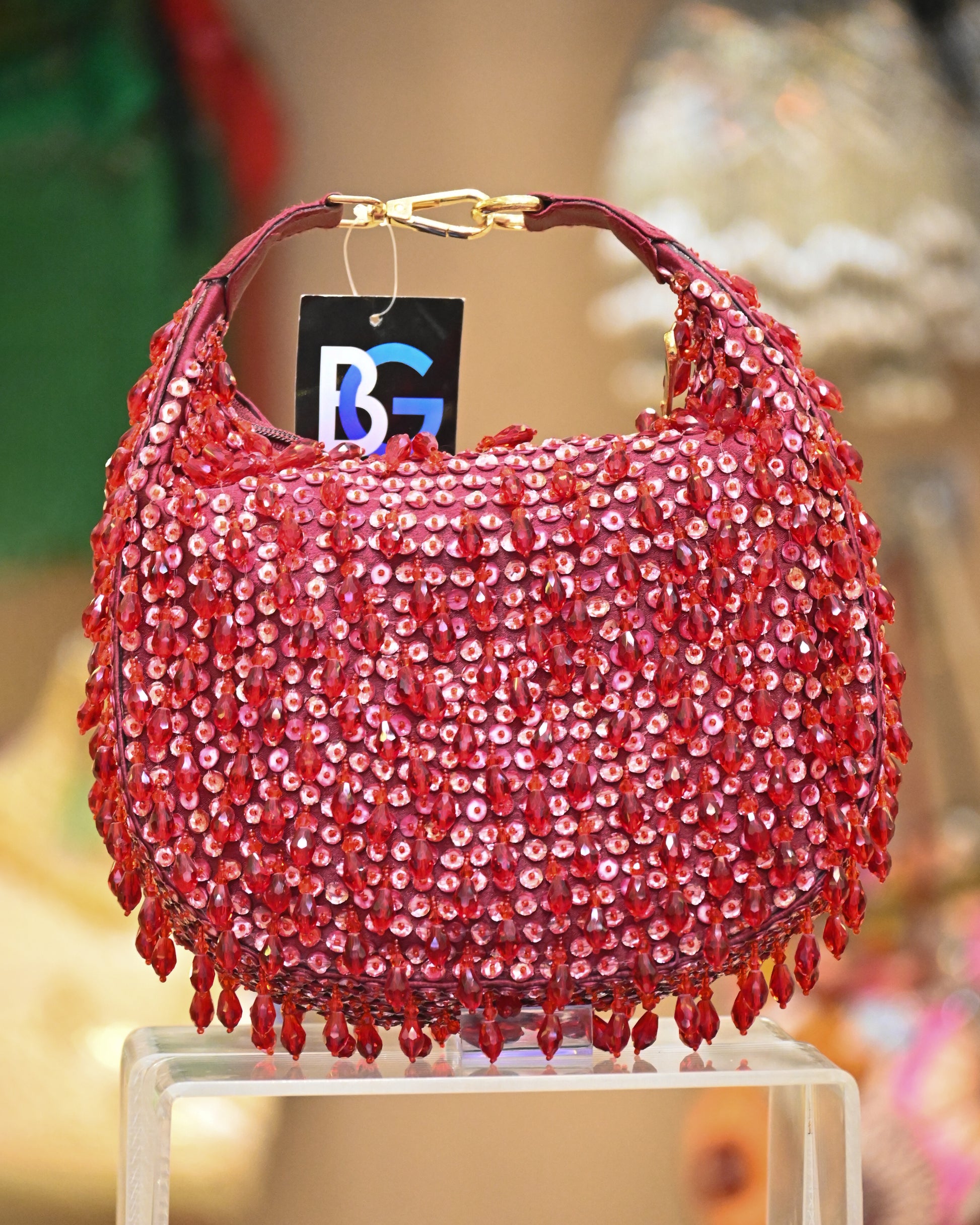 Party Wear  Luxury Pearl Bag - Bags Gallore