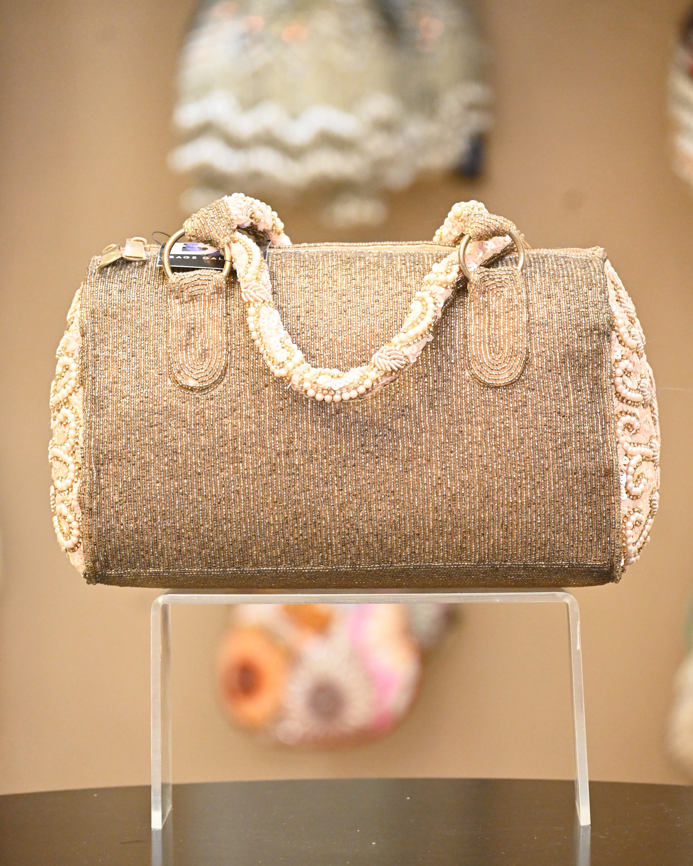 Lucite Clutch|elegant Gold Clutch Bag For Women - Pu Leather Evening Handbag  With Metal Lock