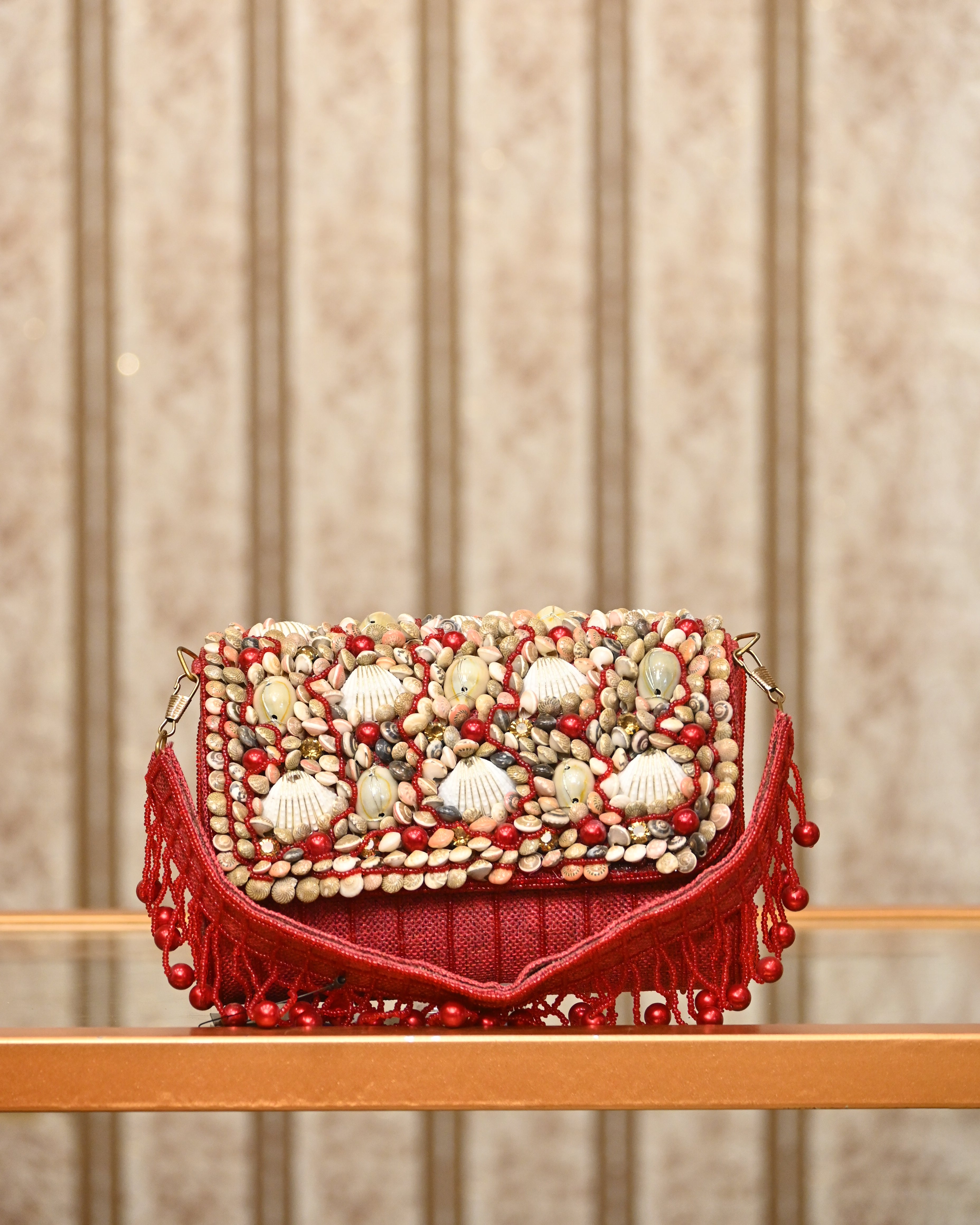 Toobacraft Tooba Handicraft Party Wear Hand Embroidered Box Clutch Bag Purse  For Bridal, Casual, Party , Wedding Potli Brown - Price in India |  Flipkart.com