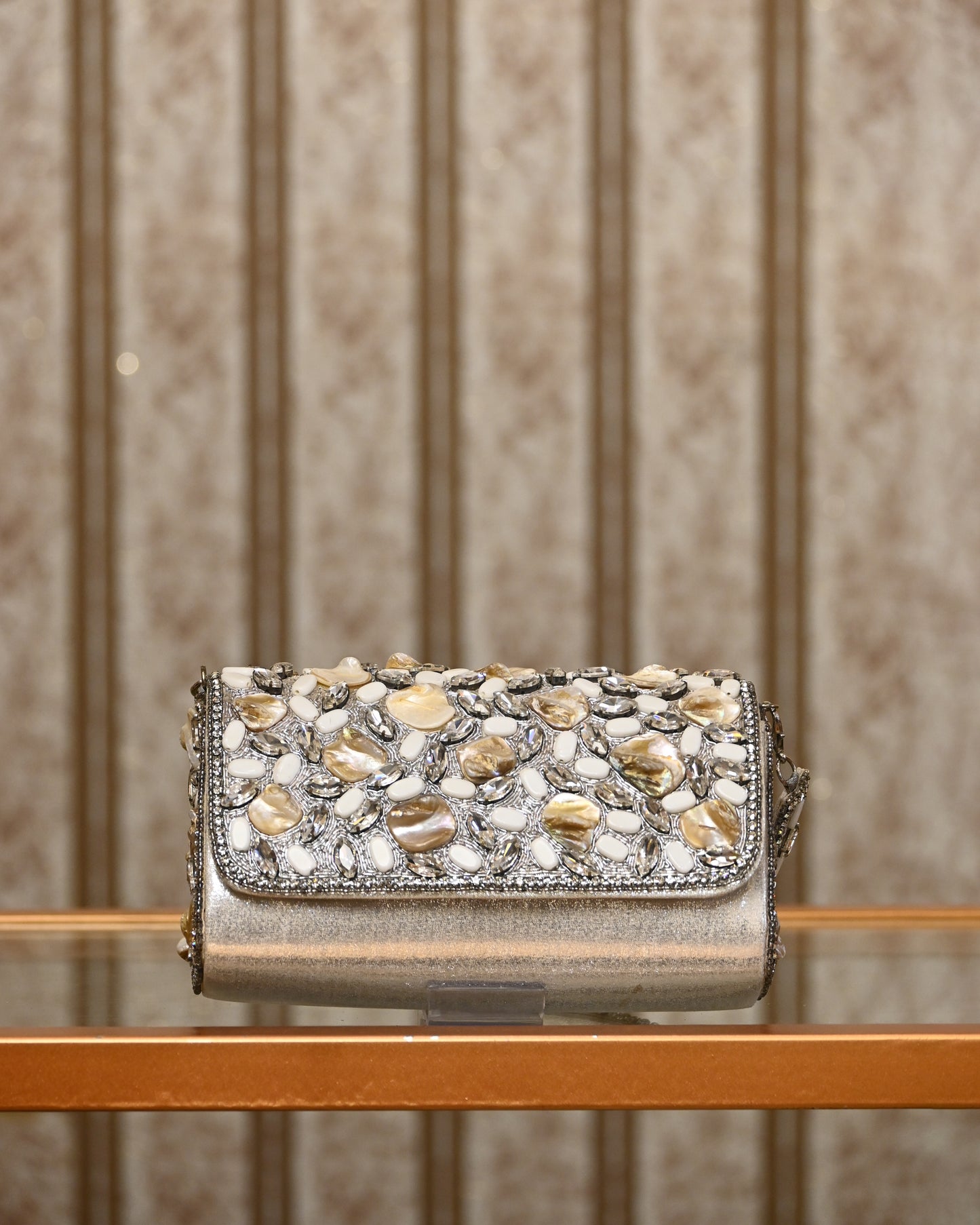 Bridal Stone Crystal Luxury Bag - Bags Gallore