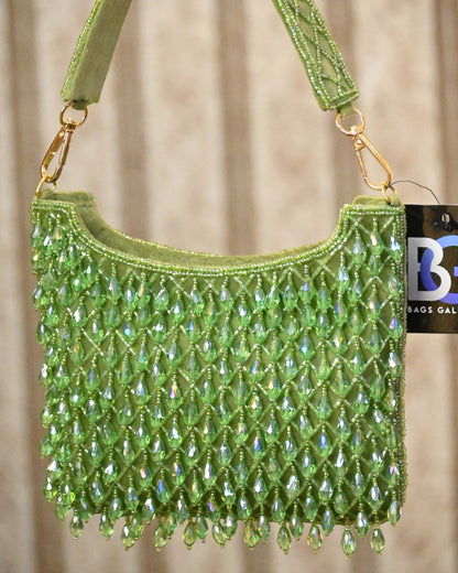 Crystal And Beads Krystle Layered Bag