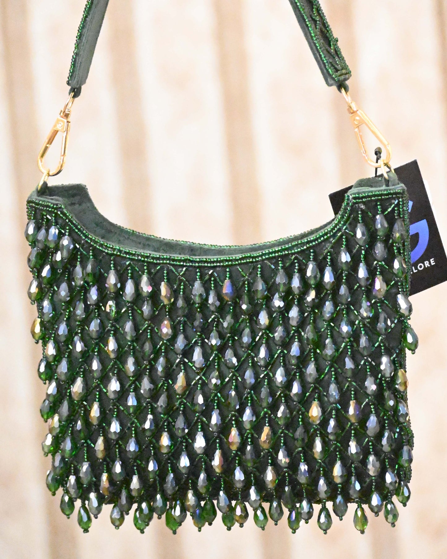 Crystal And Beads Krystle Layered Bag