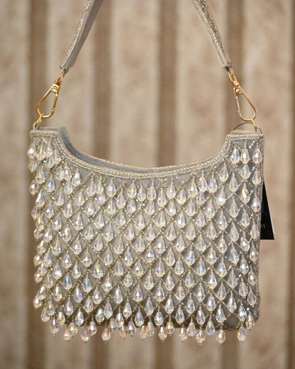 Crystal And Beads Krystle Layered Bag