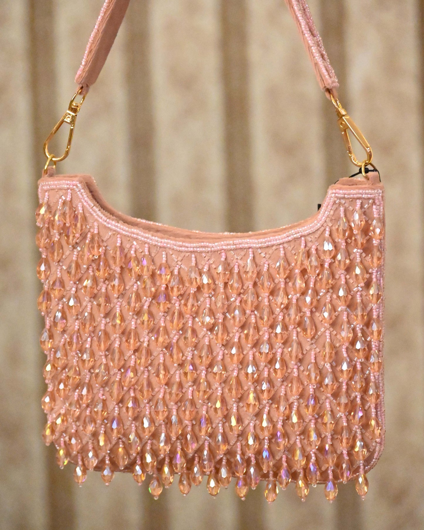 Crystal And Beads Krystle Layered Bag