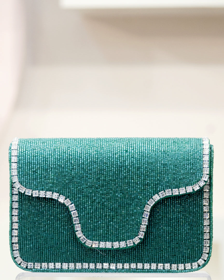 Embroidered Clutch - Bags Gallore