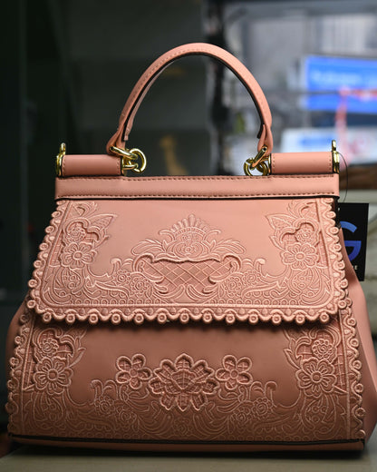 Chikankari Embroidery of Lucknow Hand Bag