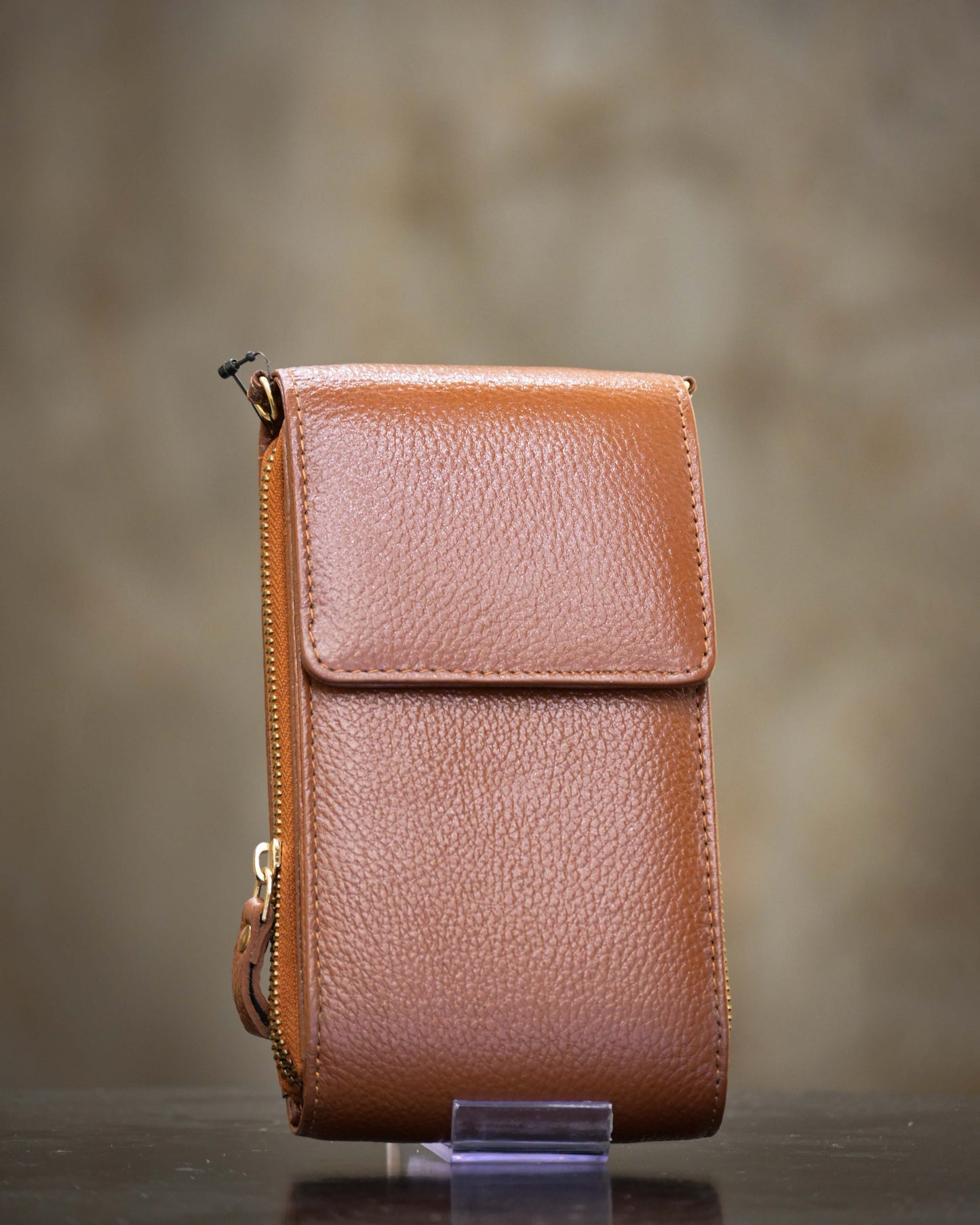 Leather Mobile Sling Bag