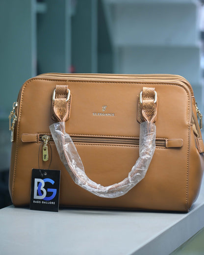 Genuine Leather Eleegance Official Hand Bag