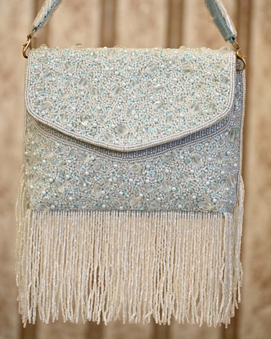 Pearl Drop Sequins mini Bag