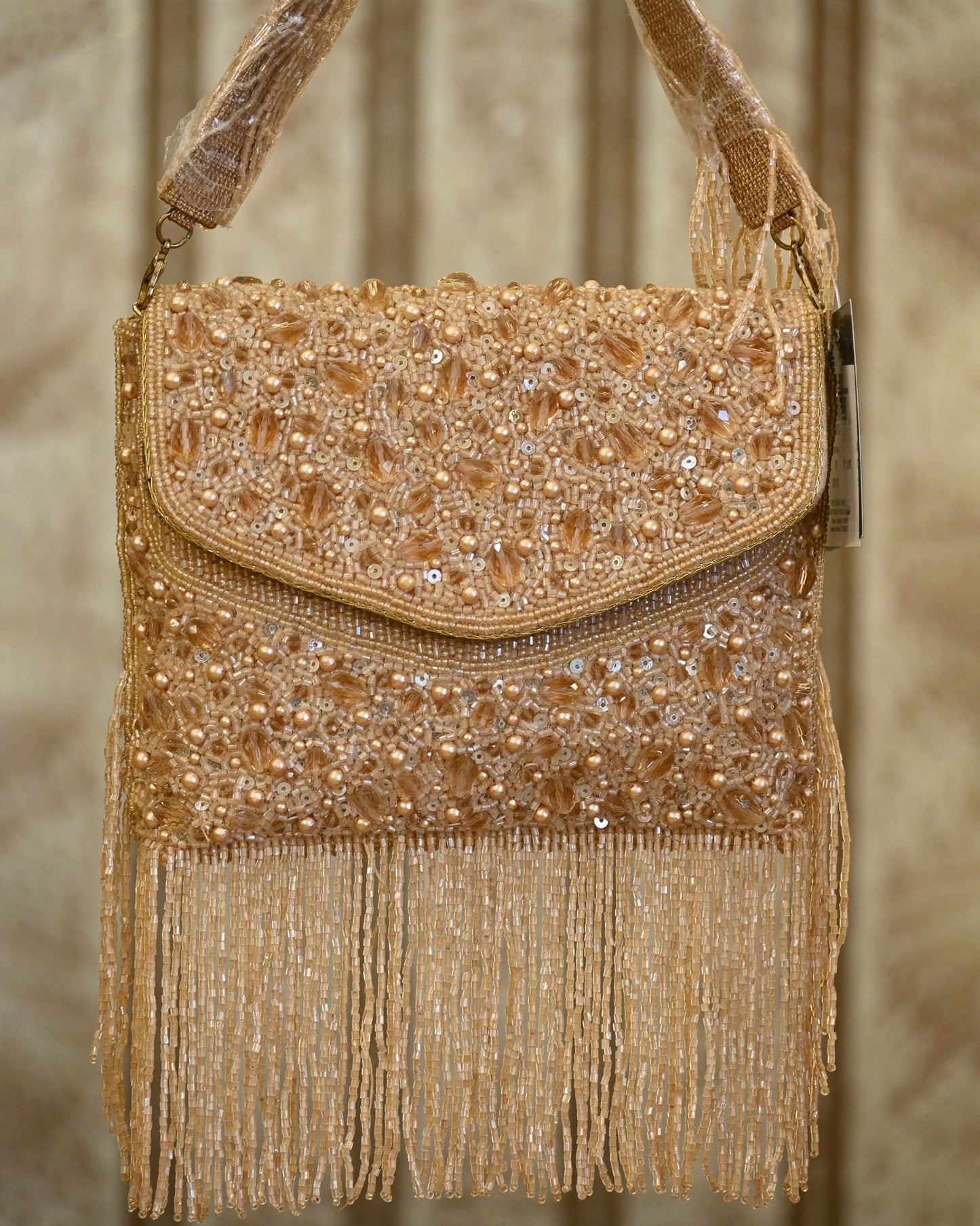 Pearl Drop Sequins mini Bag