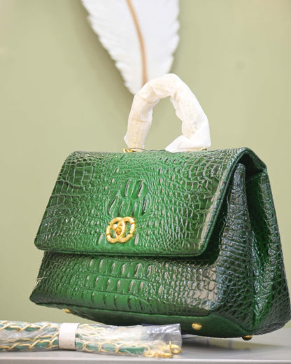 Designer Crocodile Handbag, Crocodile Crossbody Bag