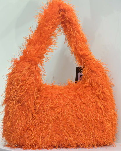 Easy Wear Feather Hand Bag