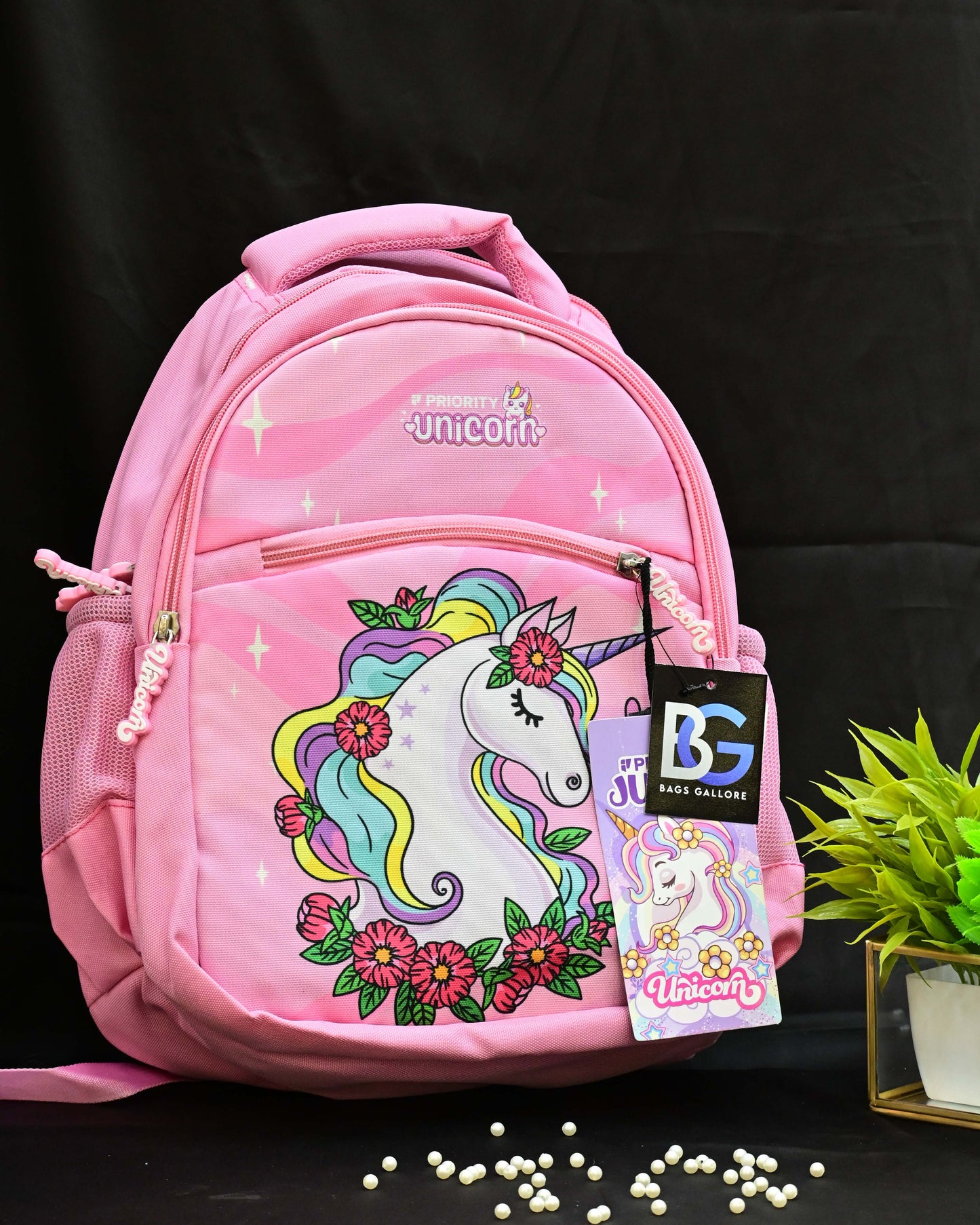 Genie Magic Unicorn Kids Backpacks, Cute Colourful Bags for Girls