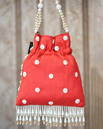 Pearls Embellished Polti Bag