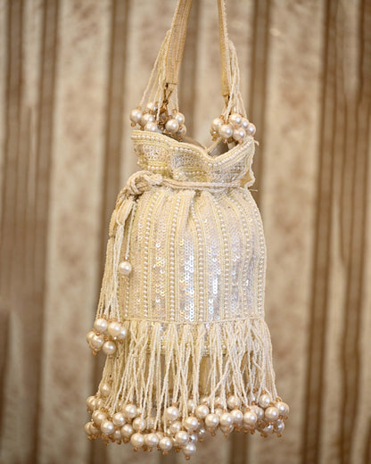 Wicked Tassel & Crystal Mini Bag