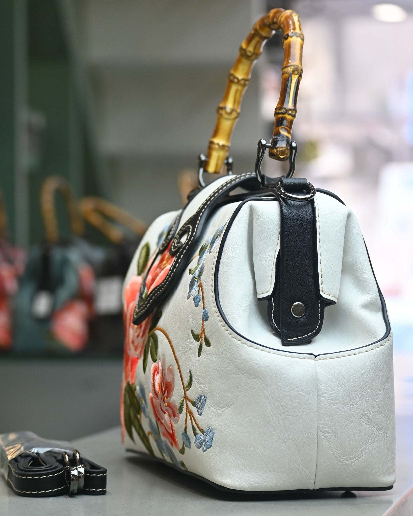 Bag Gallore Floral Embroidery Bag (With Sling)