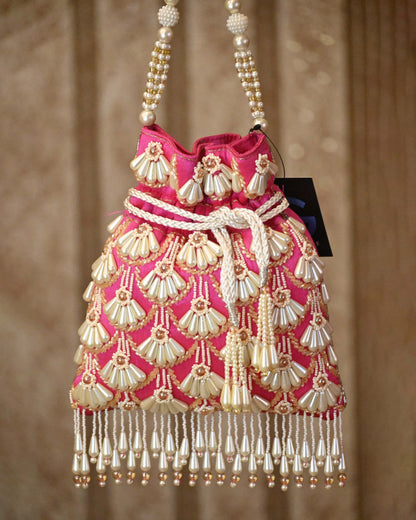 Pearls Embellished Polti Bag