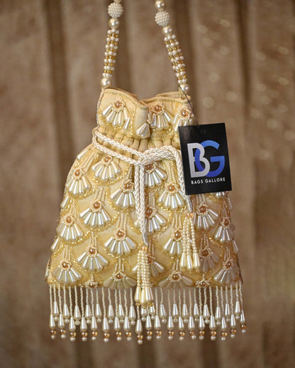 Pearls Embellished Polti Bag