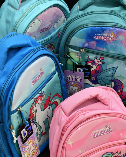 Genie Magic Unicorn Kids Backpacks, Cute Colourful Bags for Girls