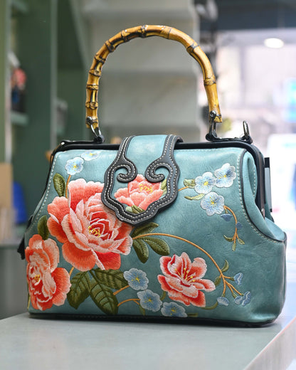 Bag Gallore Floral Embroidery Bag (With Sling)