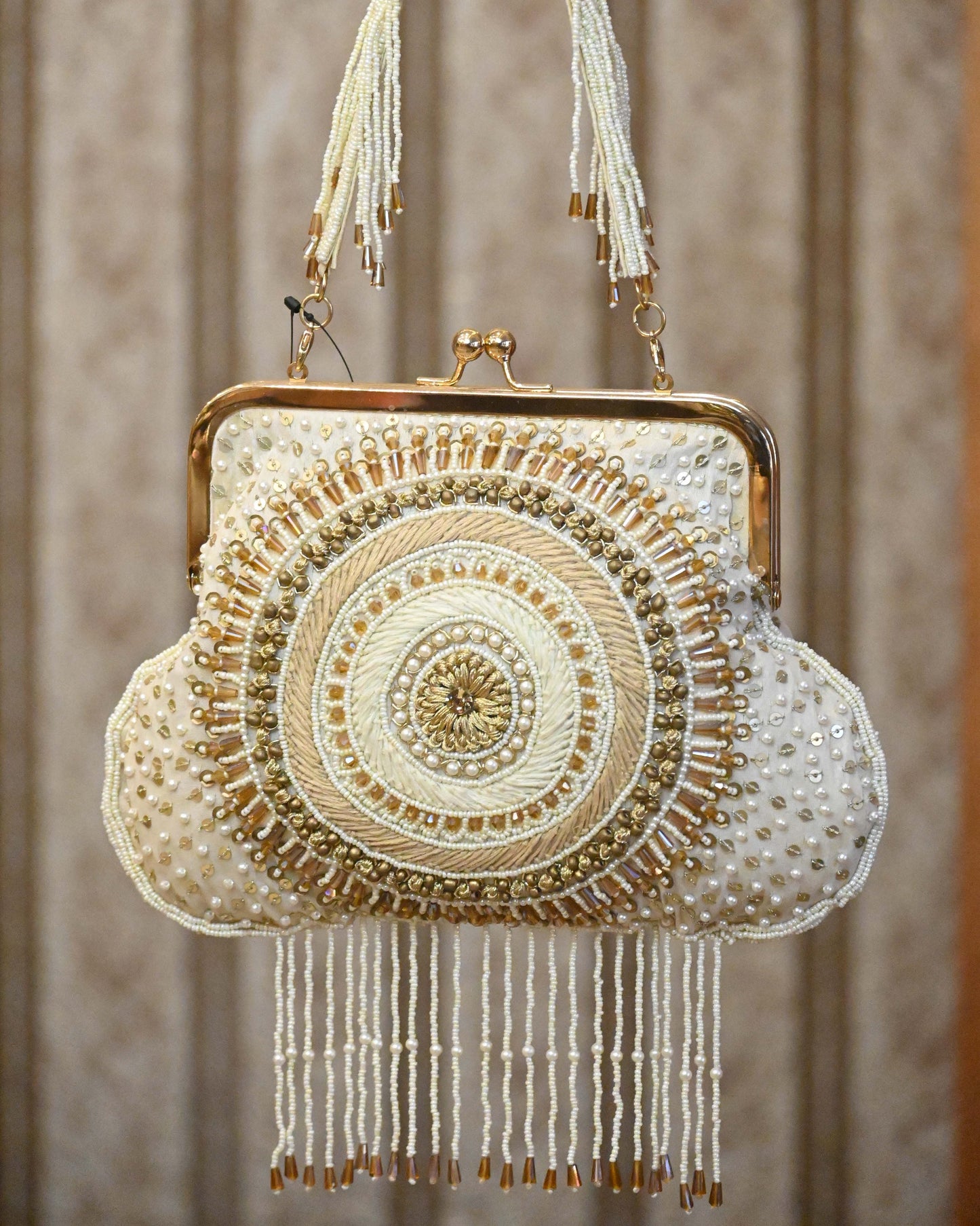 Pearl Hand Embroidered Potli Bag