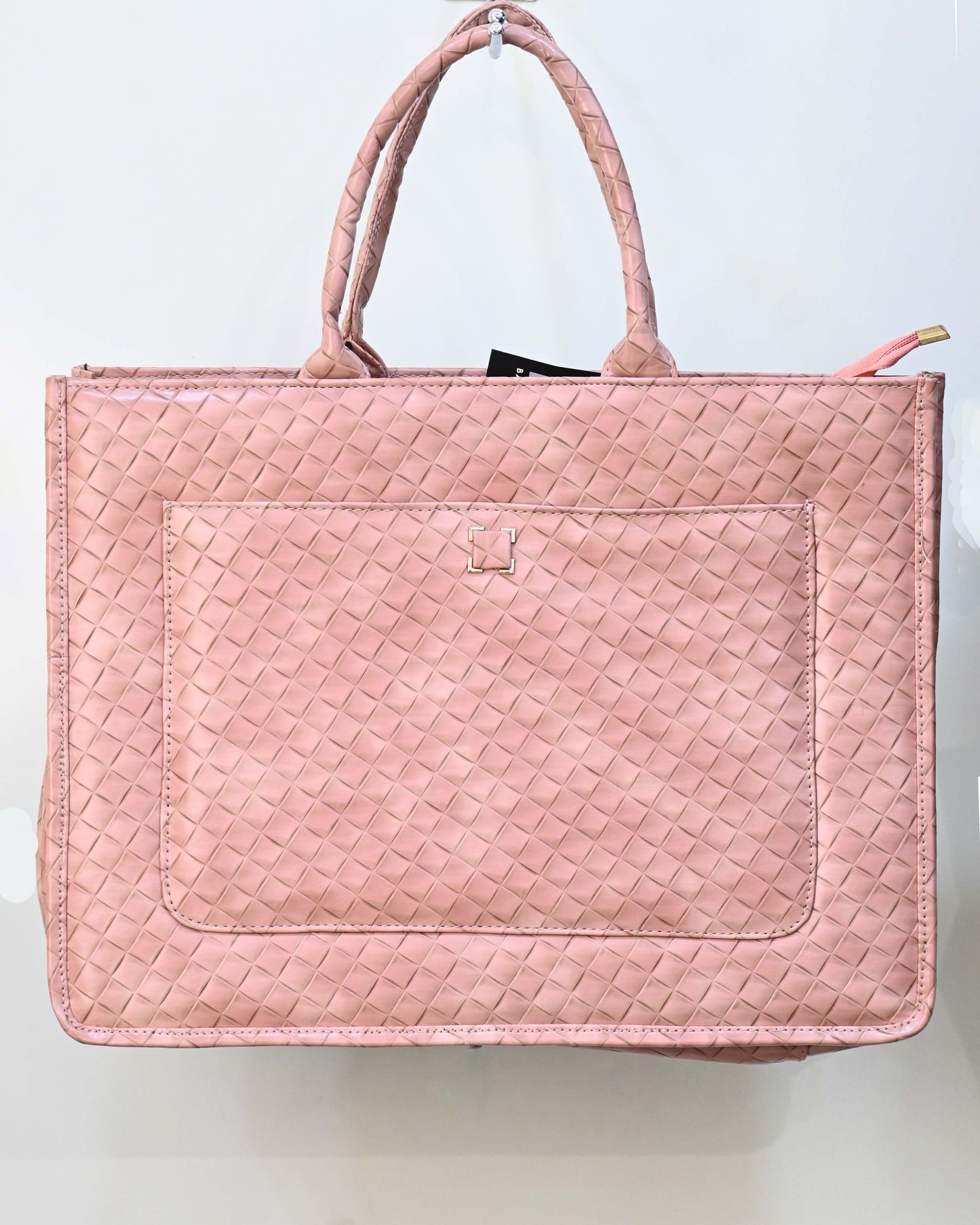 Textured Oversized Structured Tote Bag | Laptop Bag