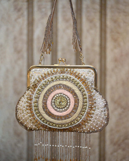 Pearl Hand Embroidered Potli Bag