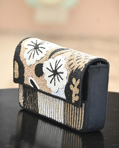 Bags Gallore Embroidered Clutch