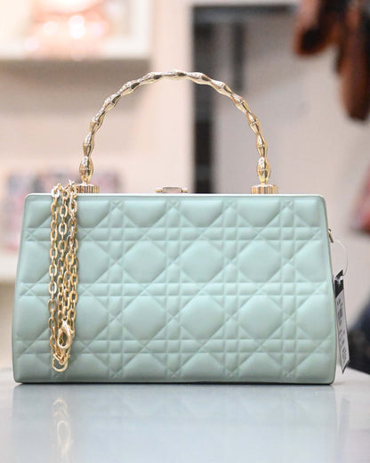 Styli PU Textured Sling Handbag