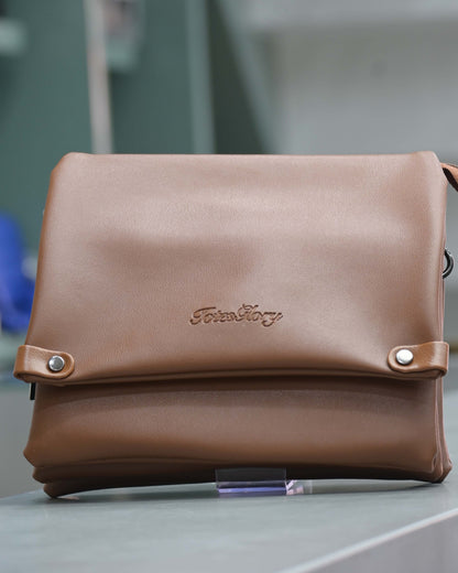 Soft PU Leather Sling Bag