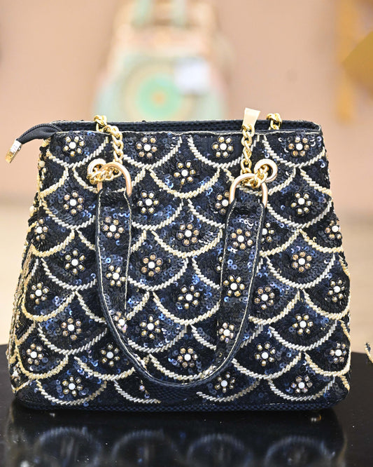 Cutdana Embroidery Hand Bag