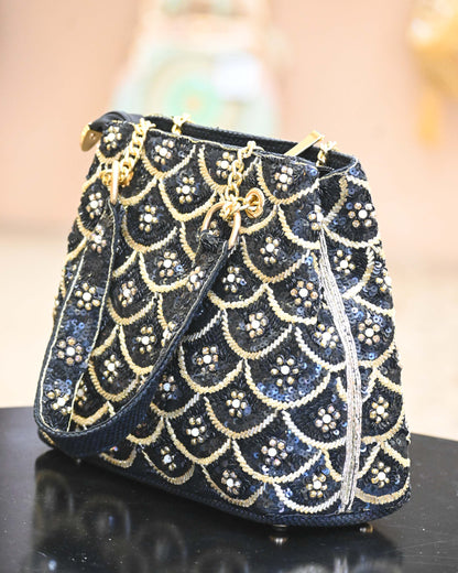 Cutdana Embroidery Hand Bag