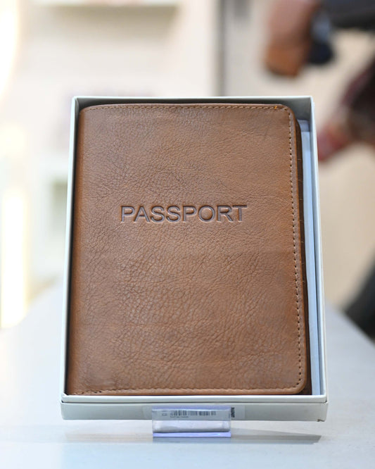 Genuine Leather Passport Cover & Card Holder