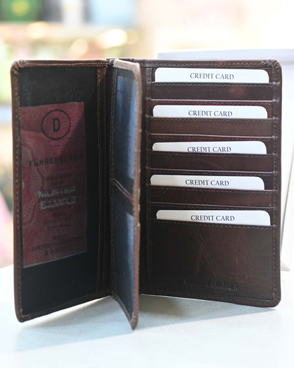 Genuine Leather Passport Cover & Card Holder