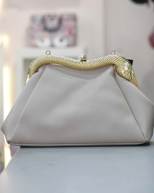 Fashion PU Leather Snake Casual Bag