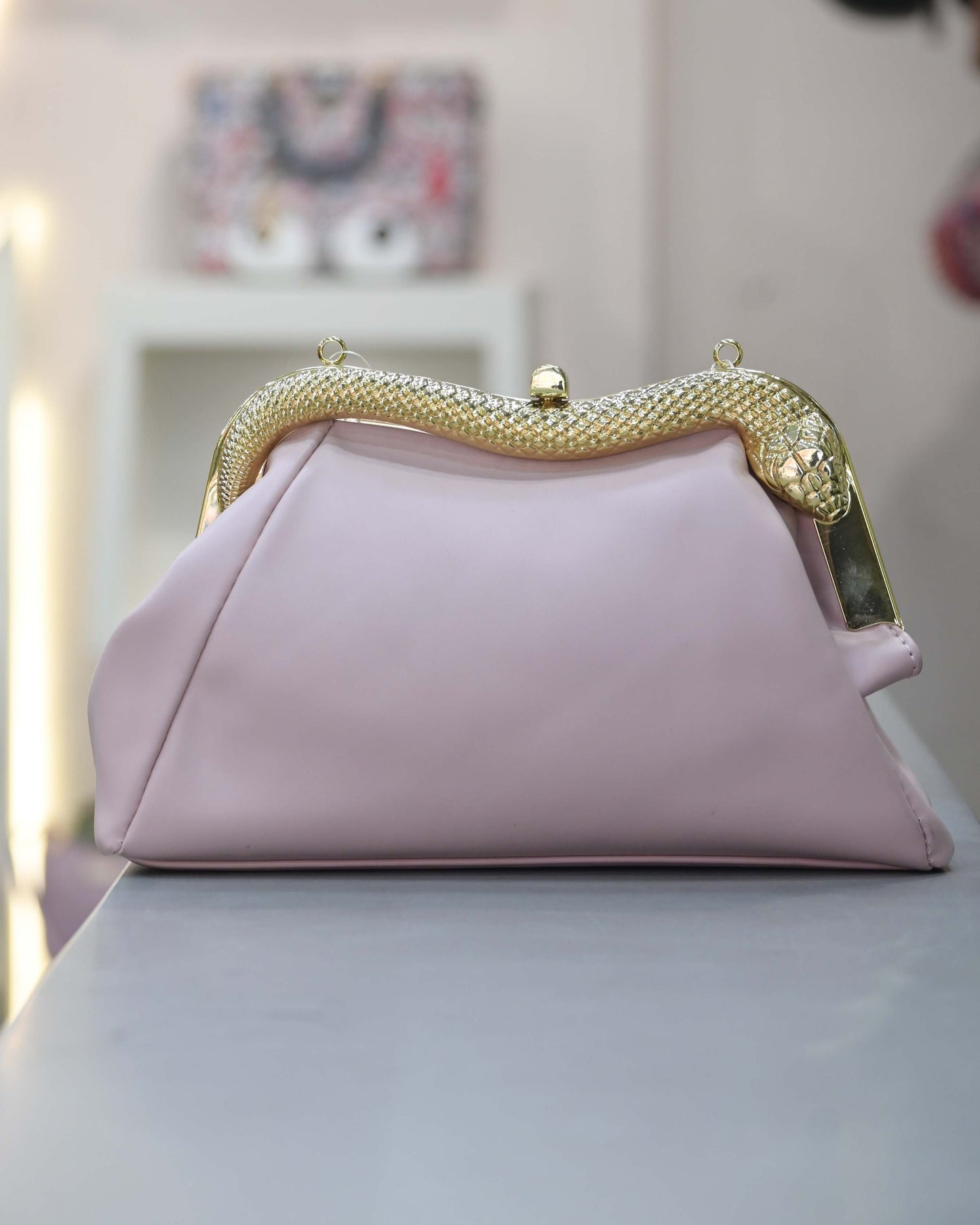 Fashion PU Leather Snake Casual Bag